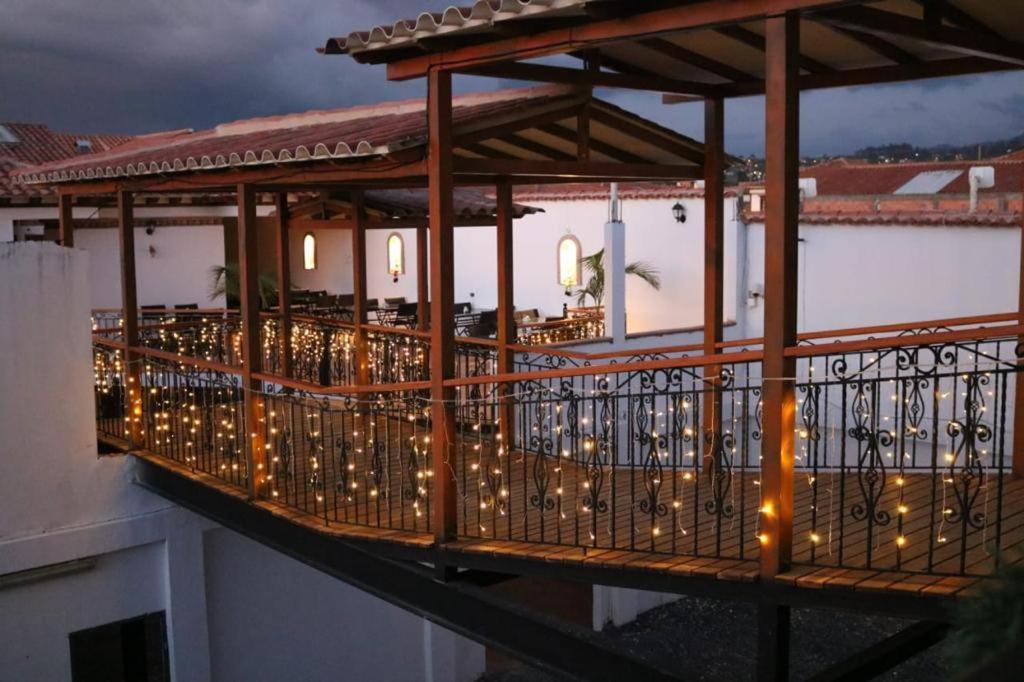Hospederia Villa De Los Saenz Villa de Leyva Eksteriør bilde